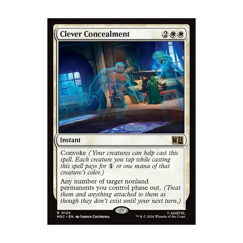 Clever Concealment (Surge Foil) - Marvel Super Heroes Commander (Foil Near Mint)