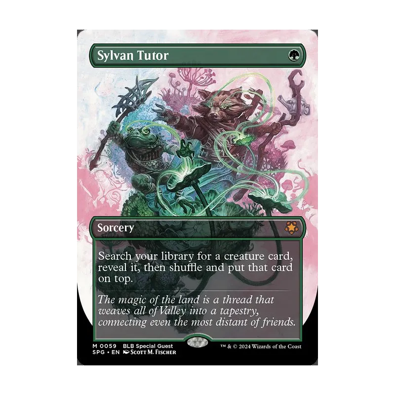 Sylvan Tutor (Borderless) - Special Guests (Near Mint)