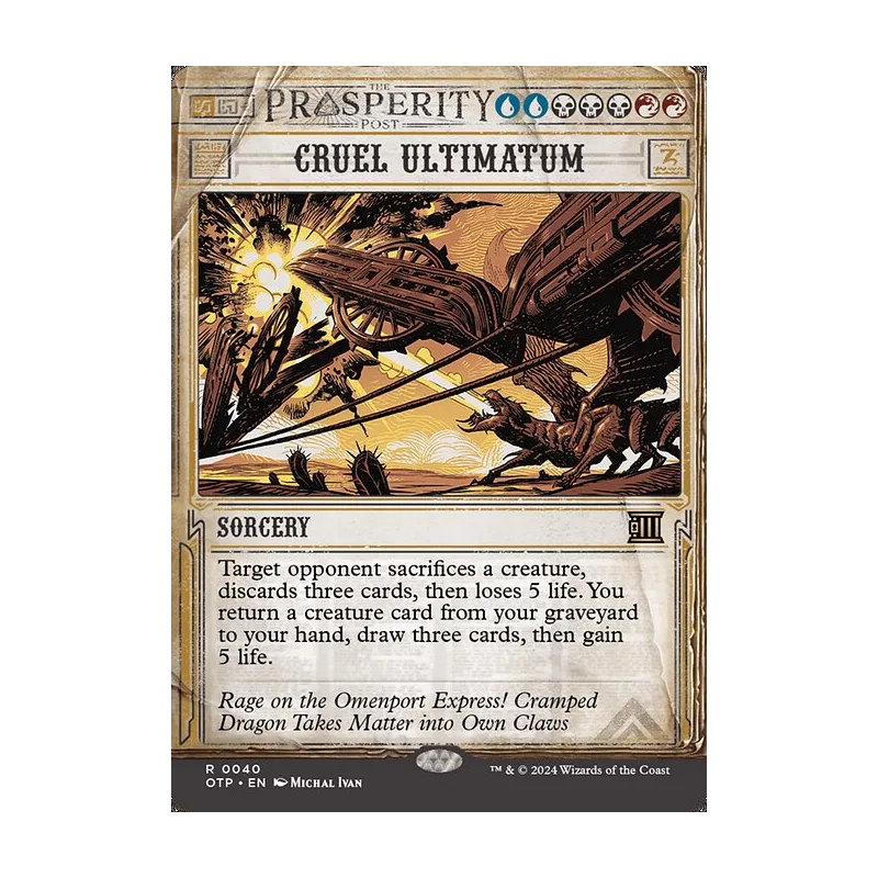 Cruel Ultimatum - Breaking News (Near Mint)