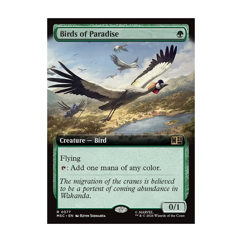 Birds of Paradise (Extended Art) - Marvel Super Heroes Commander (Near Mint)