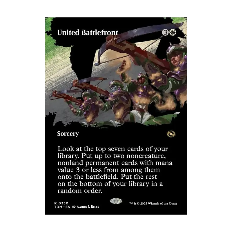 United Battlefront (Borderless) - Tarkir: Dragonstorm (Near Mint)
