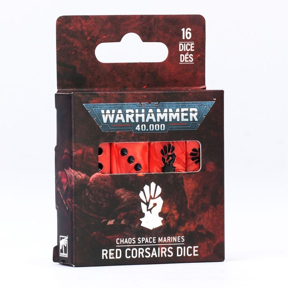 Warhammer 40K: Chaos Space Marines - Red Corsairs Dice (16) (Preorder)