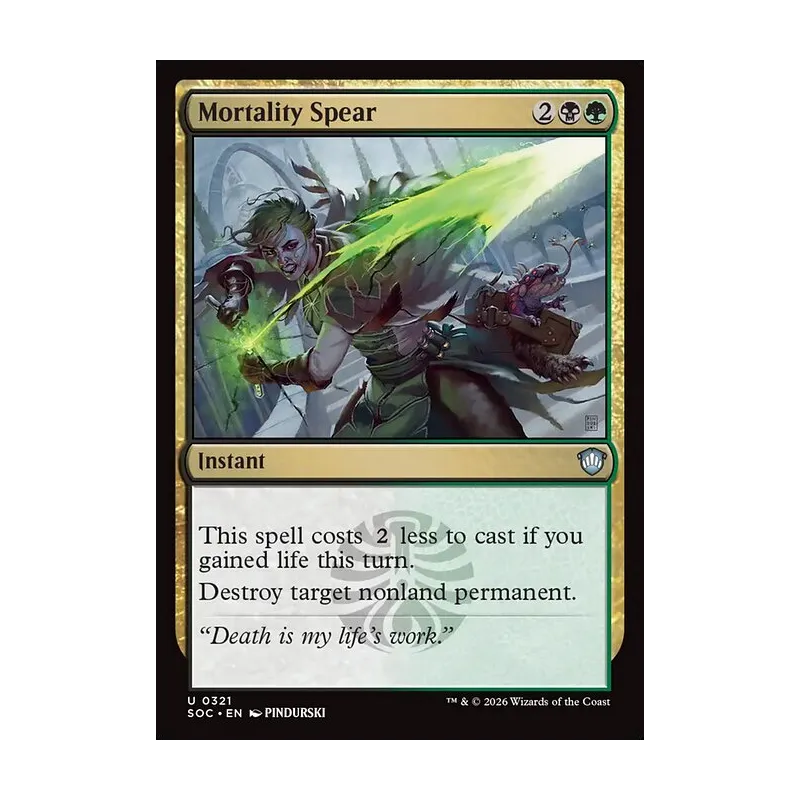 Mortality Spear - Secrets of Strixhaven Commander (Near Mint)
