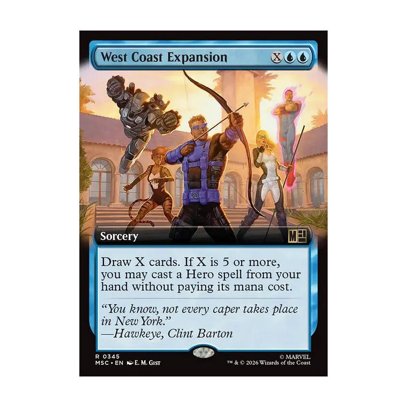 West Coast Expansion (Extended Art) - Marvel Super Heroes Commander (Near Mint)