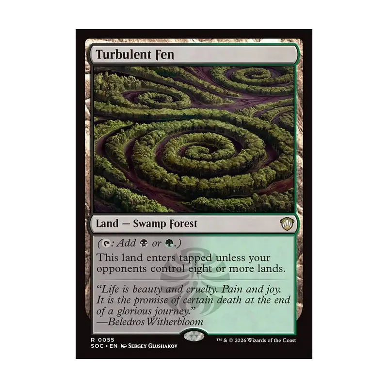 Turbulent Fen - Secrets of Strixhaven Commander (Near Mint)