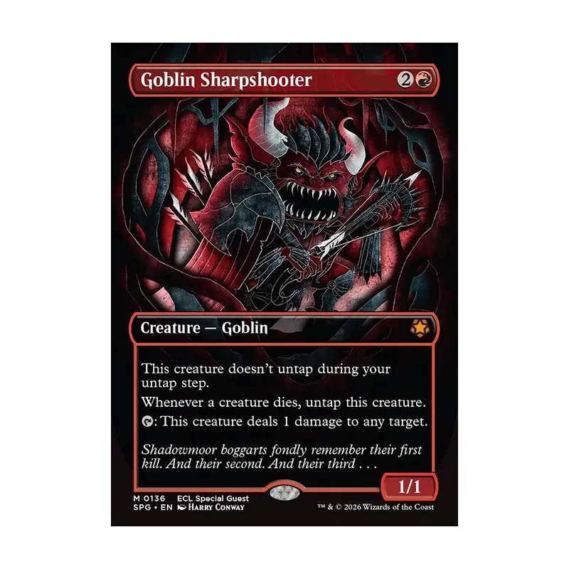 Goblin Sharpshooter (Borderless) - Special Guests (Near Mint)