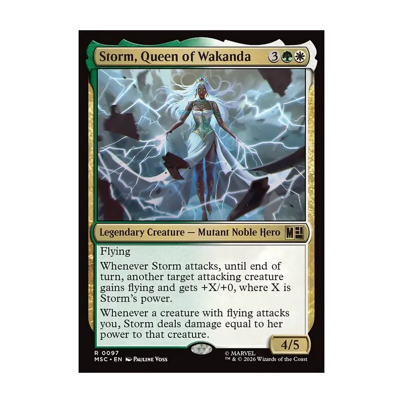Storm, Queen of Wakanda (Surge Foil) - Marvel Super Heroes Commander (Foil Near Mint)