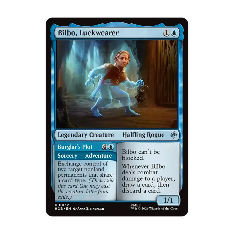 Bilbo, Luckwearer - The Hobbit (Near Mint)