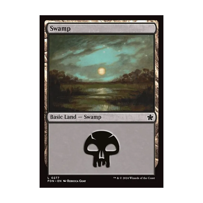 Swamp (0277) - Foundations (Foil Near Mint)
