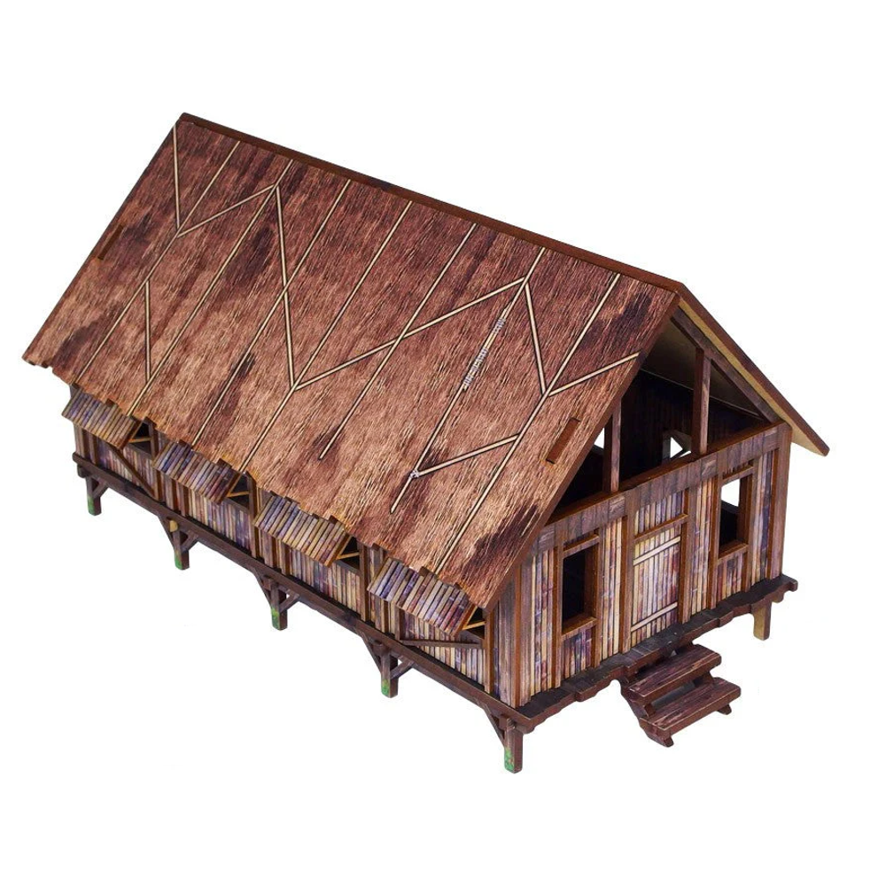 Bolt Action HDF Terrain: WW2 Pacific - Barracks