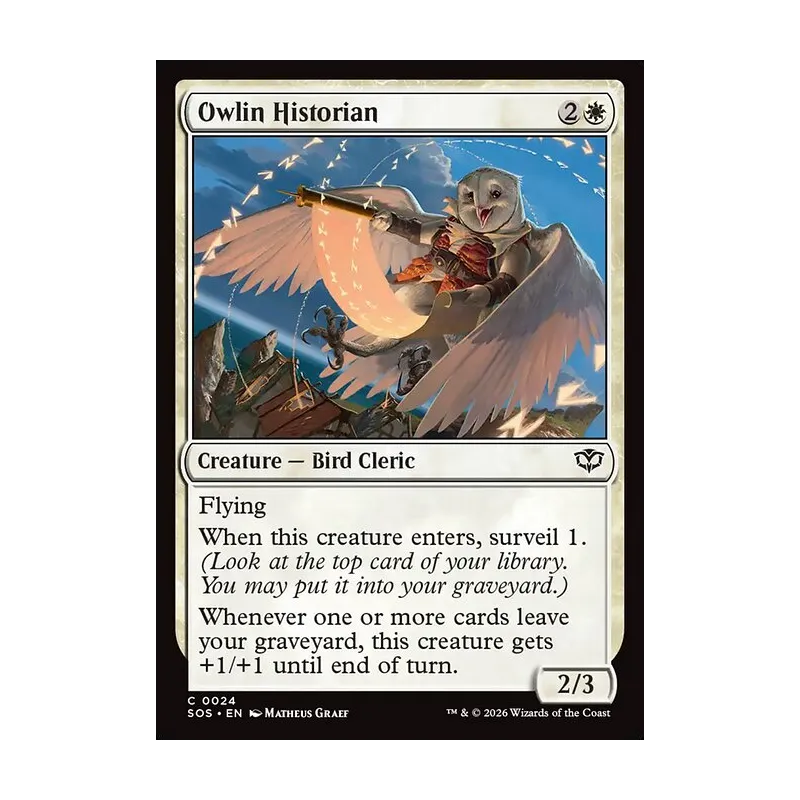 Owlin Historian - Secrets of Strixhaven (Near Mint)