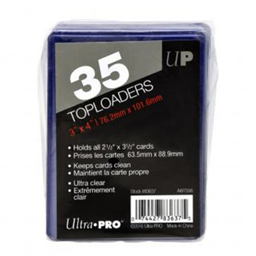 Ultra Pro Toploader: Clear Regular (35)