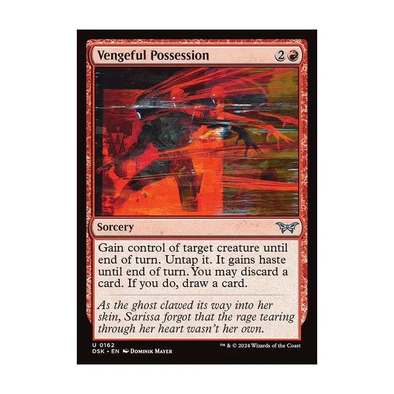 Vengeful Possession - Duskmourn: House of Horror (Near Mint)