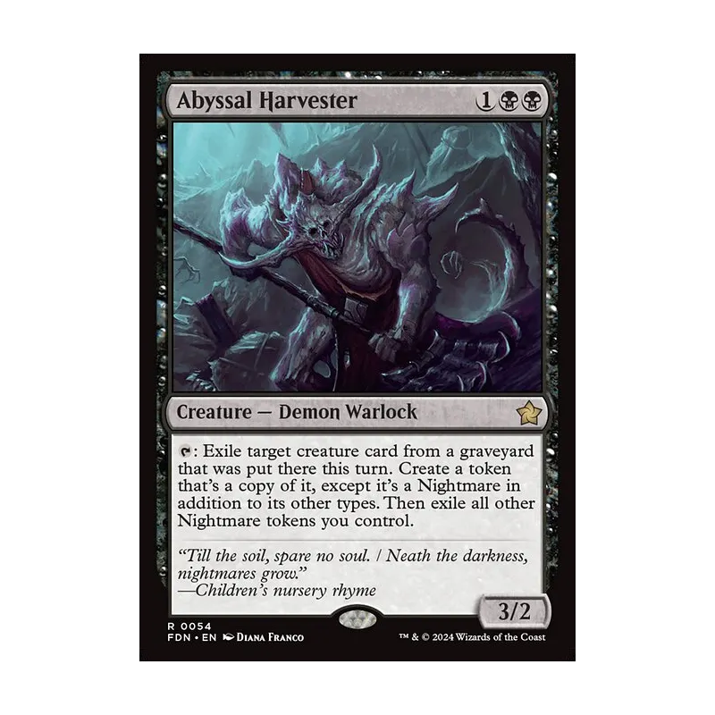 Abyssal Harvester - Foundations (Near Mint)