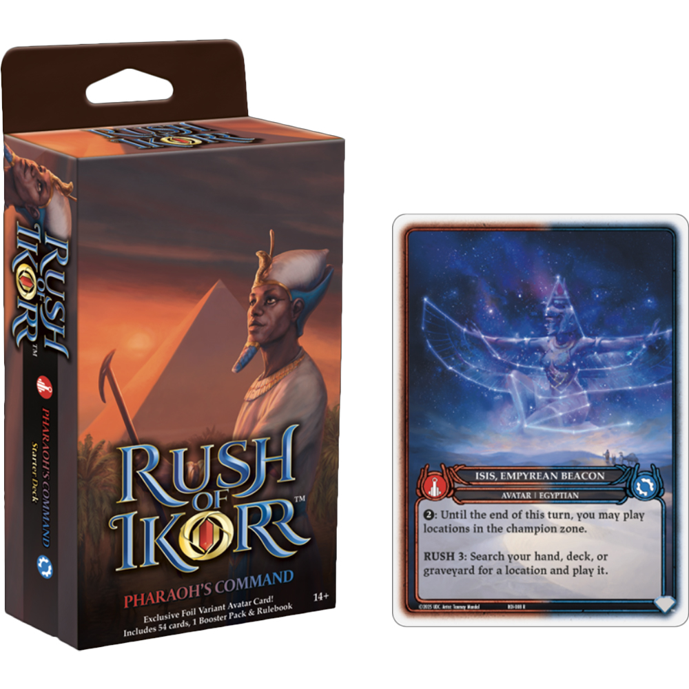 Rush of Ikorr TCG: Pharaoh's Command Starter Deck Rush of Ikorr TCG: Pharaoh's Command Starter Deck
