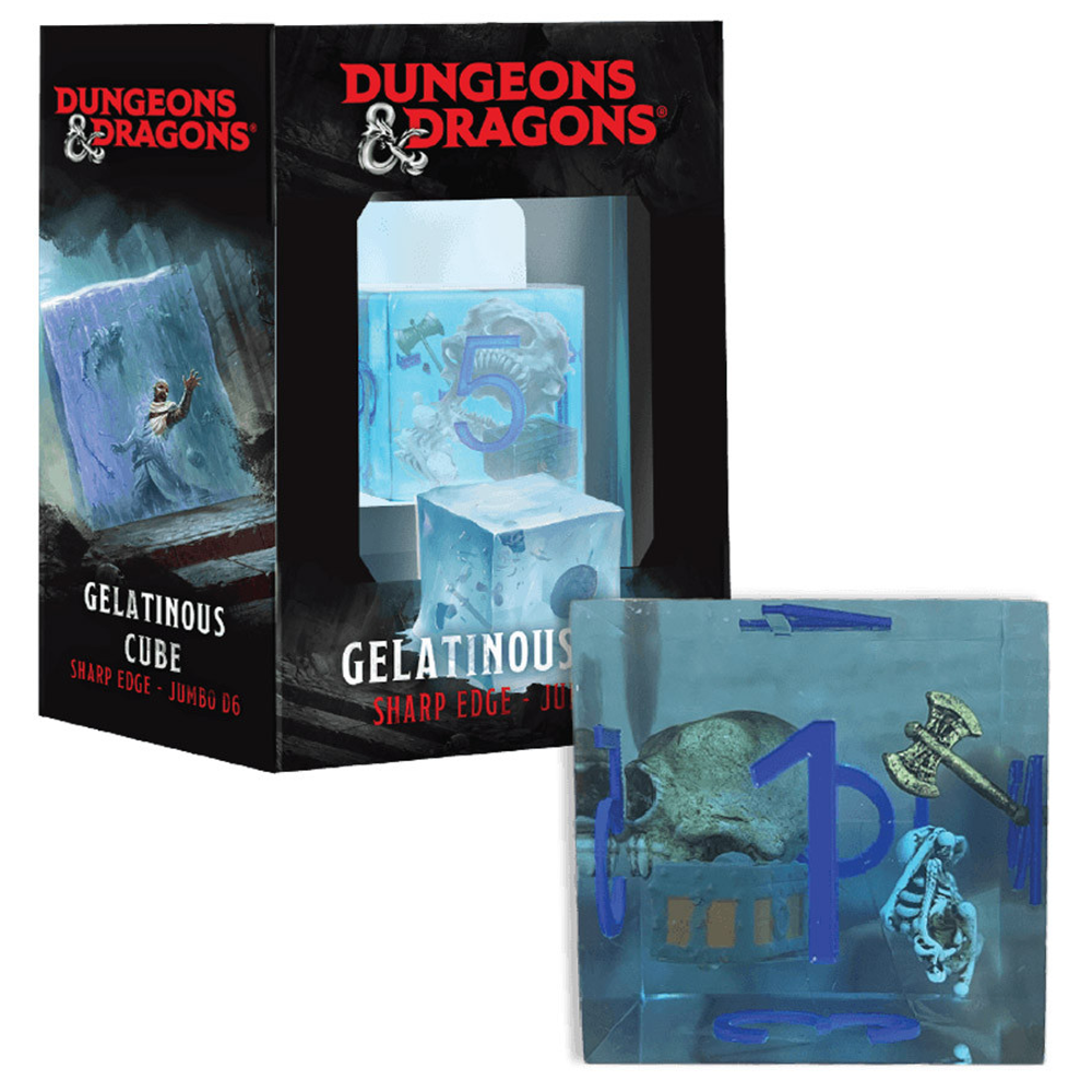 D&D Jumbo Inclusion: 40mm Gelatinous Cube d6 (1) (Preorder)