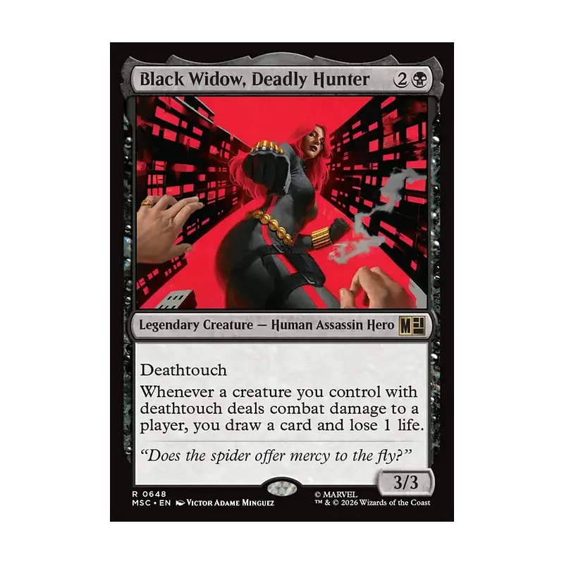 Black Widow, Deadly Hunter - Marvel Super Heroes Commander (Near Mint)