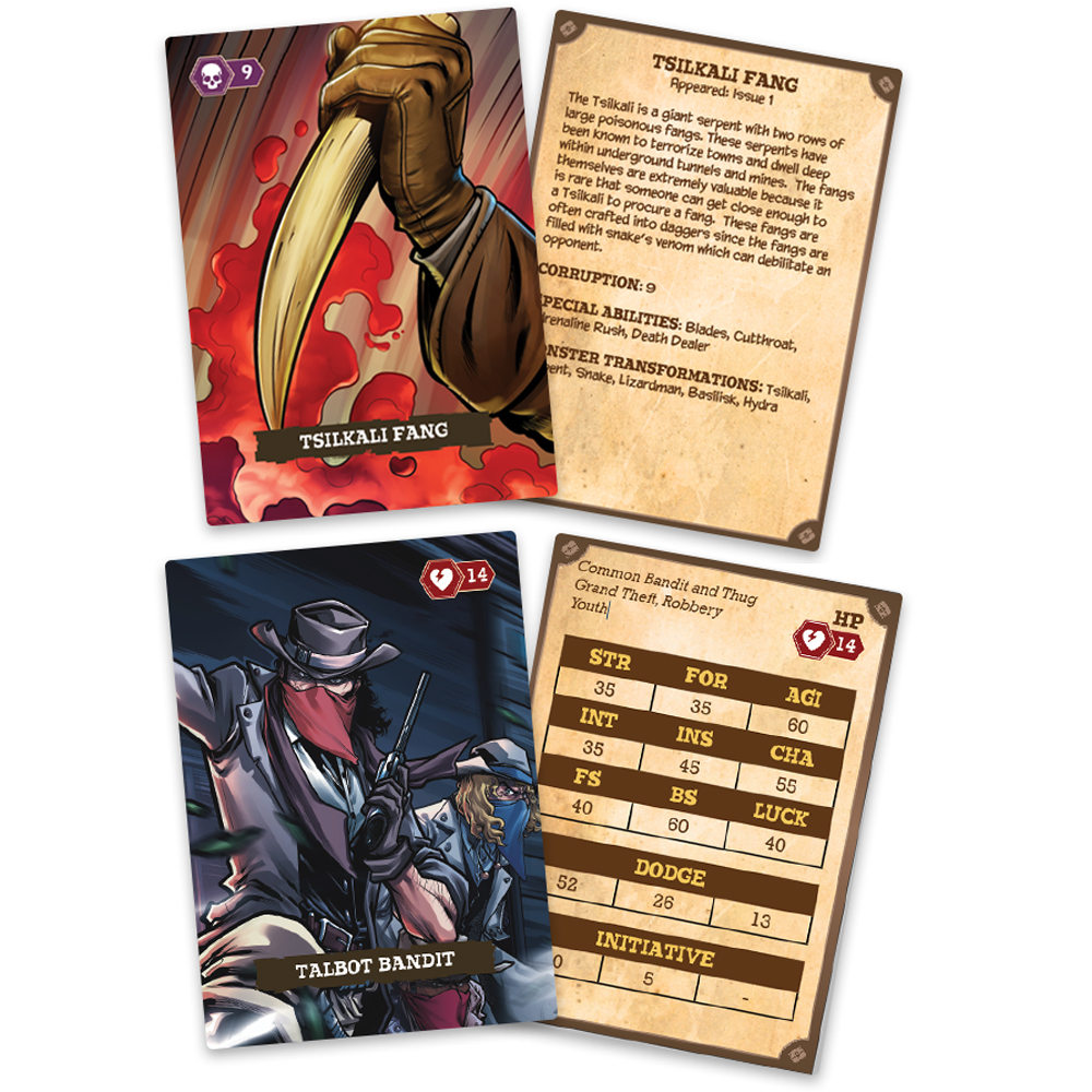 The Few & Cursed RPG Bonus Card Pack The Few & Cursed RPG Bonus Card Pack