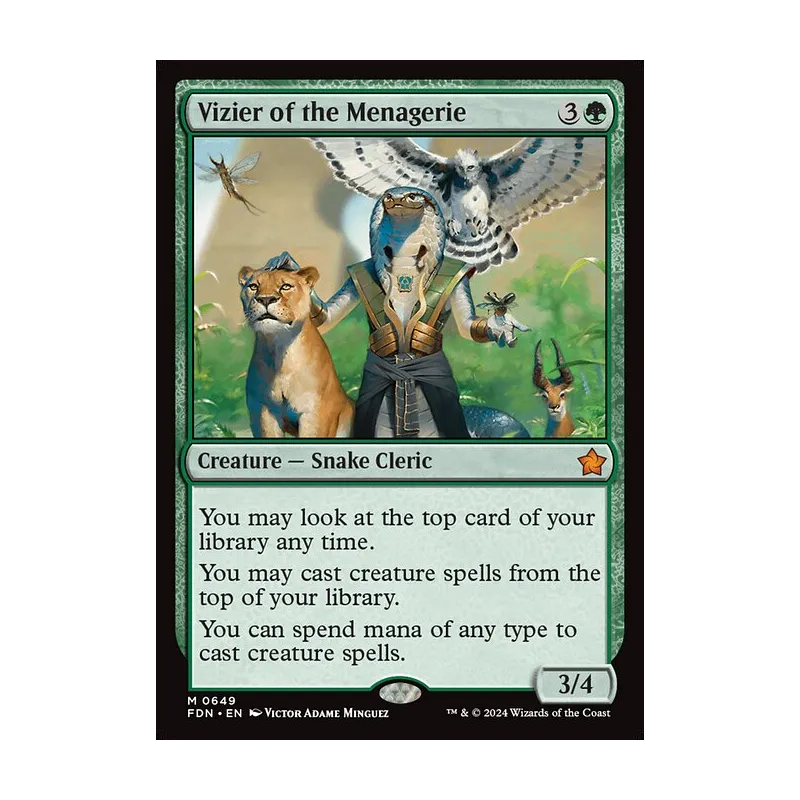 Vizier of the Menagerie - Foundations (Near Mint)