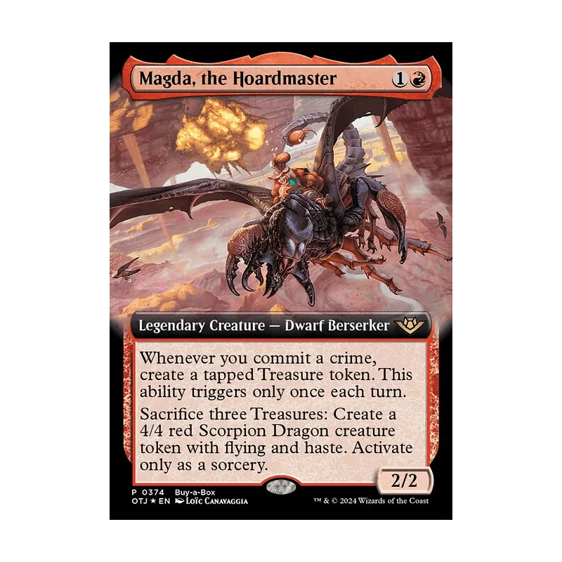 Magda, the Hoardmaster (Extended Art) - Outlaws of Thunder Junction (Foil Near Mint)