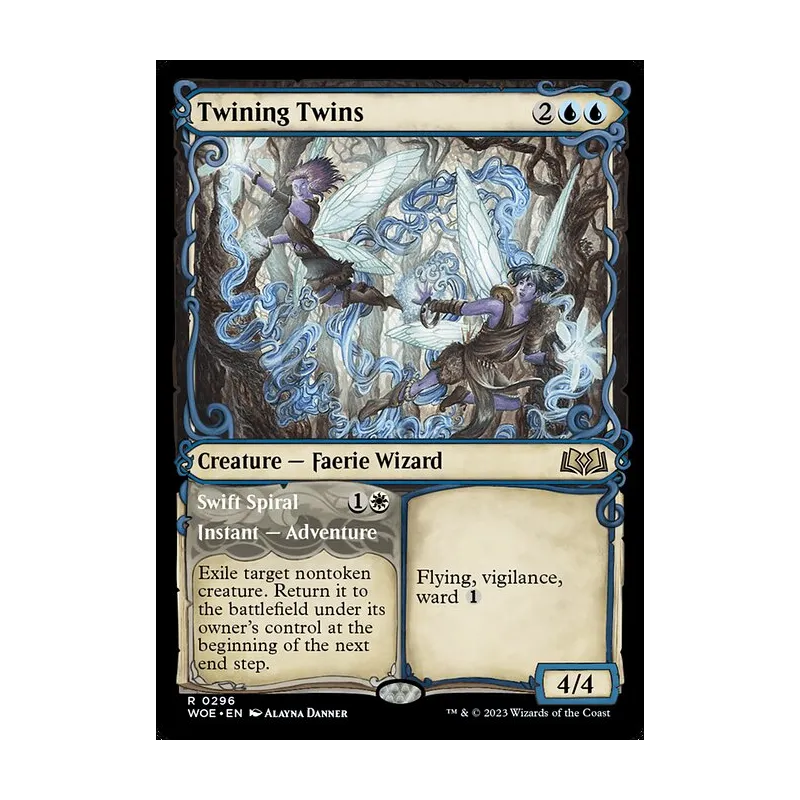 Twining Twins // Swift Spiral | Wilds of Eldraine MTG