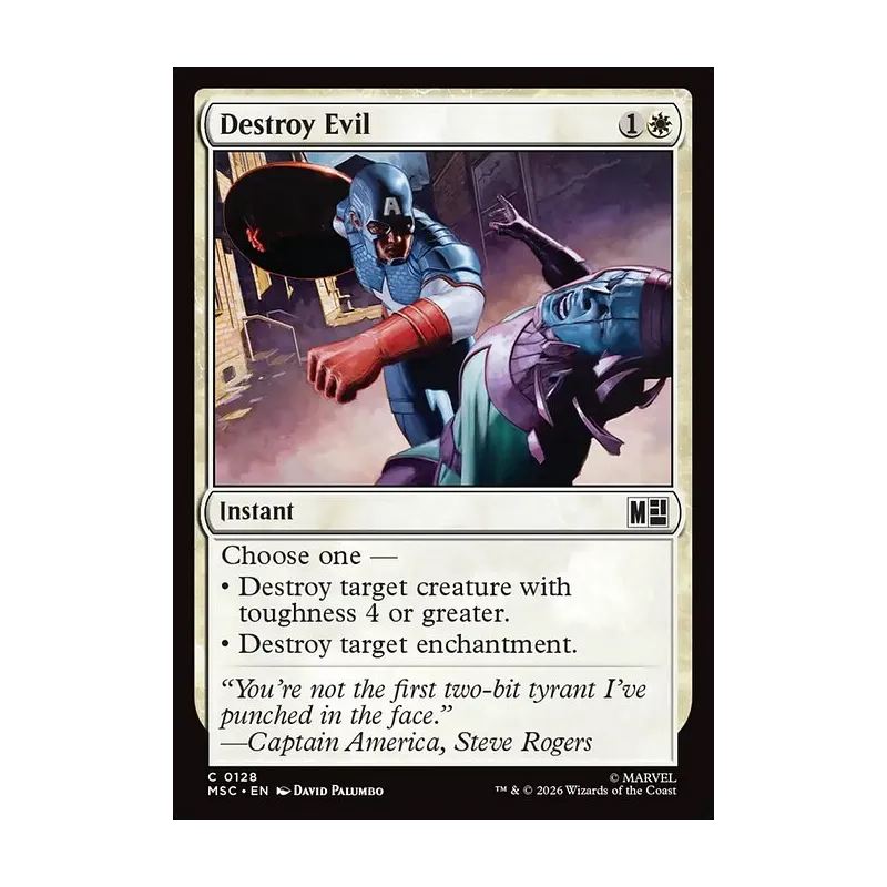 Destroy Evil (Surge Foil) - Marvel Super Heroes Commander (Foil Near Mint)