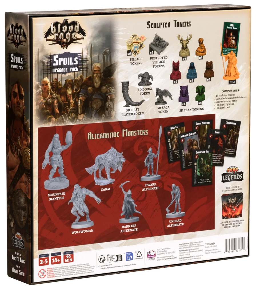 Blood Rage: Spoils Upgrade Pack (Preorder)