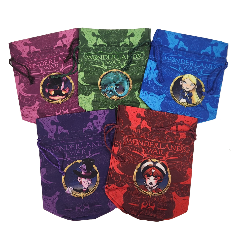 Wonderland's War: Faction Bags (Set of 5) (Add-on Sku for DCGWW01000)