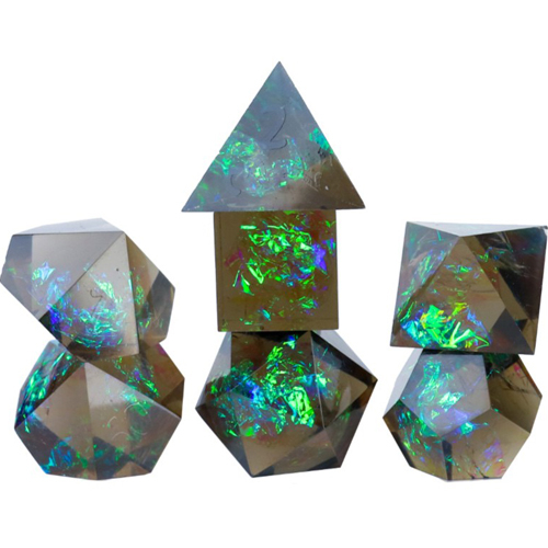 Sirius Dice: Cloak & Dagger - Black (7) (Clearance)