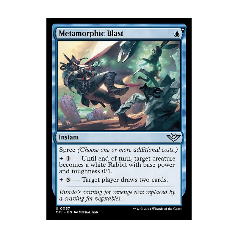 Metamorphic Blast - Outlaws of Thunder Junction (Near Mint)