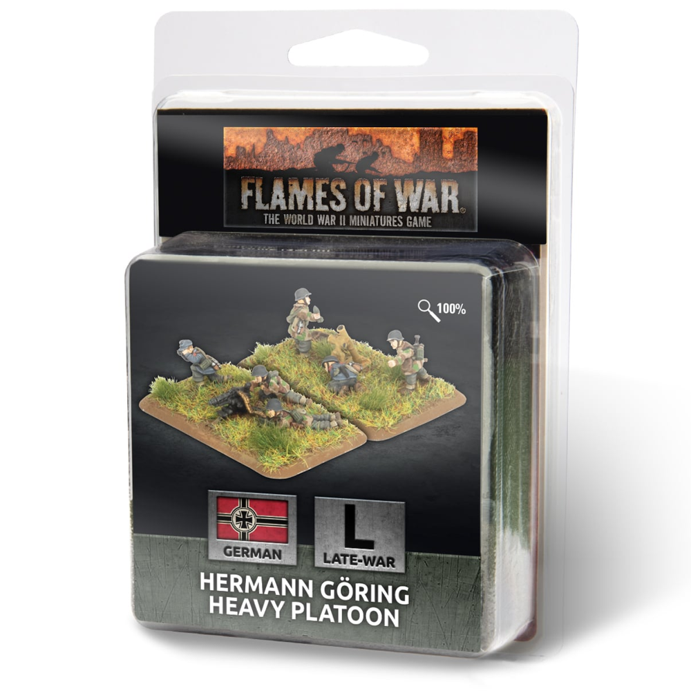 Flames of War WW2: German - Hermann Goring Heavy Platoon