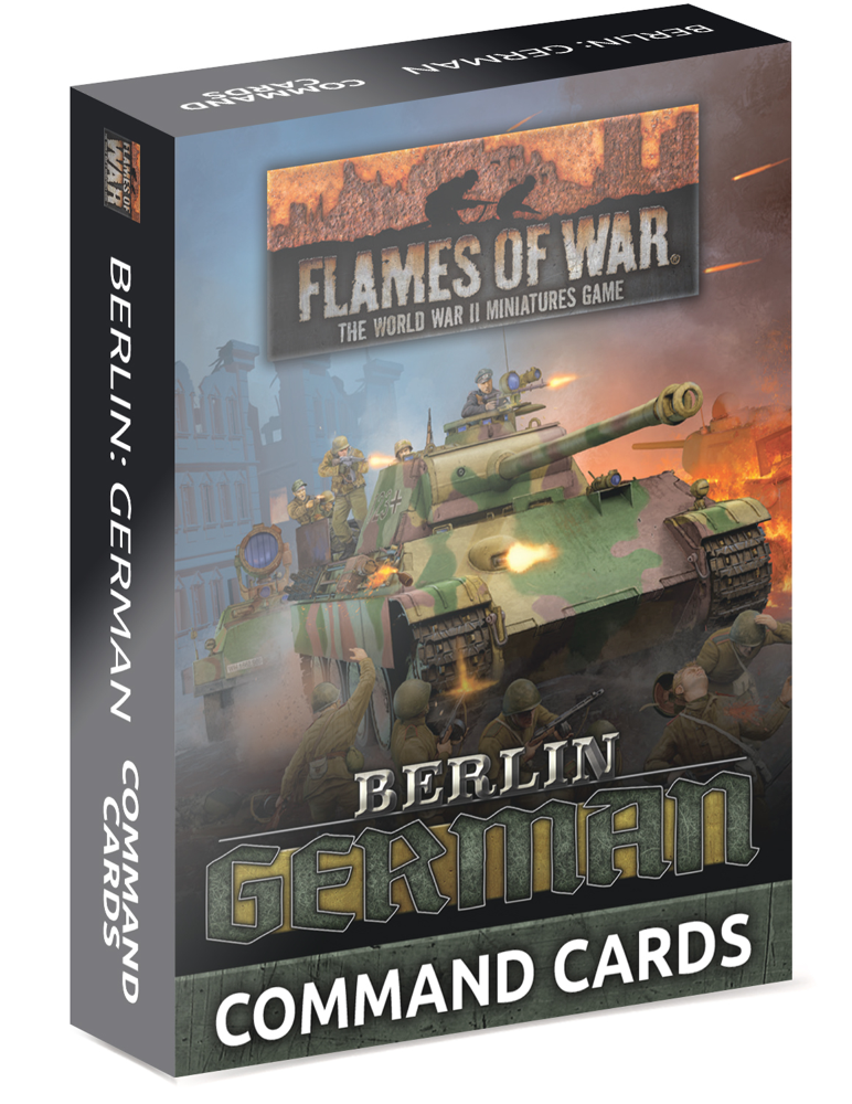 Flames of War WW2: Berlin - German Command Cards