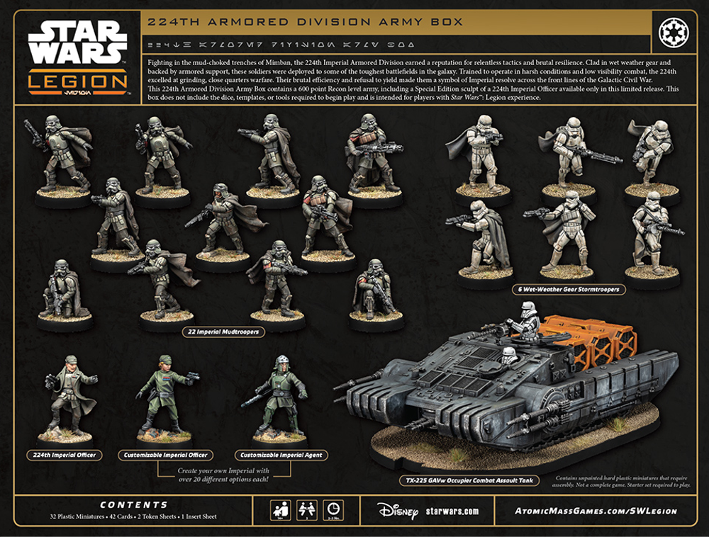 Star Wars: Legion - Mimban 224th Army Box (Special Edition) (Preorder)