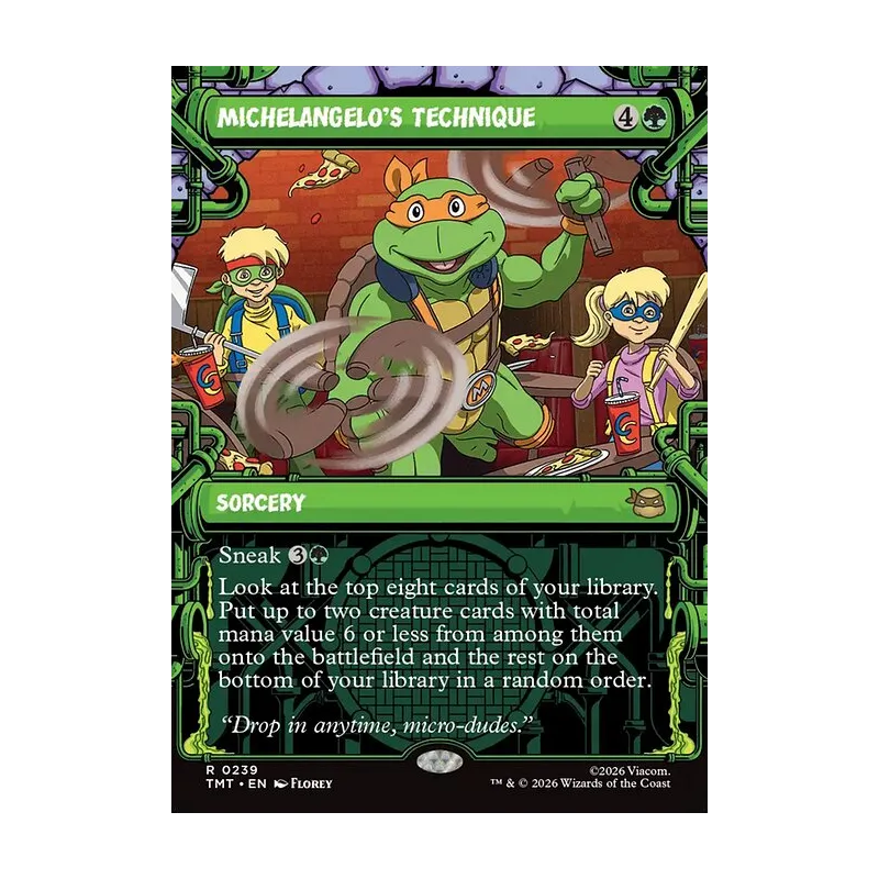 Michelangelo's Technique |TMNT Ninja Turtles MTG