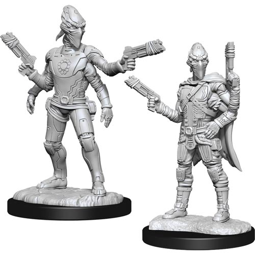 Starfinder Battles Deep Cuts Unpainted Minis: W1 Kasatha Operative ...