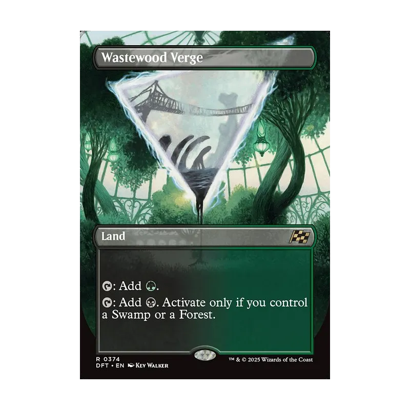 Wastewood Verge (Borderless) - Aetherdrift (Near Mint)