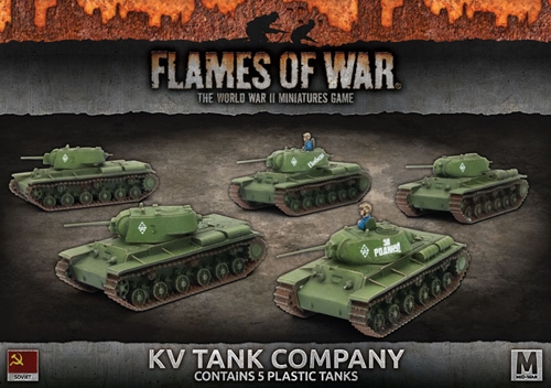 Flames of War WW2: Soviet - KV Tank Company