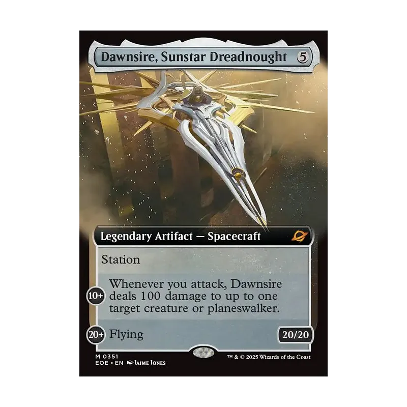 Dawnsire, Sunstar Dreadnought (Extended Art) - Edge of Eternities (Near Mint)