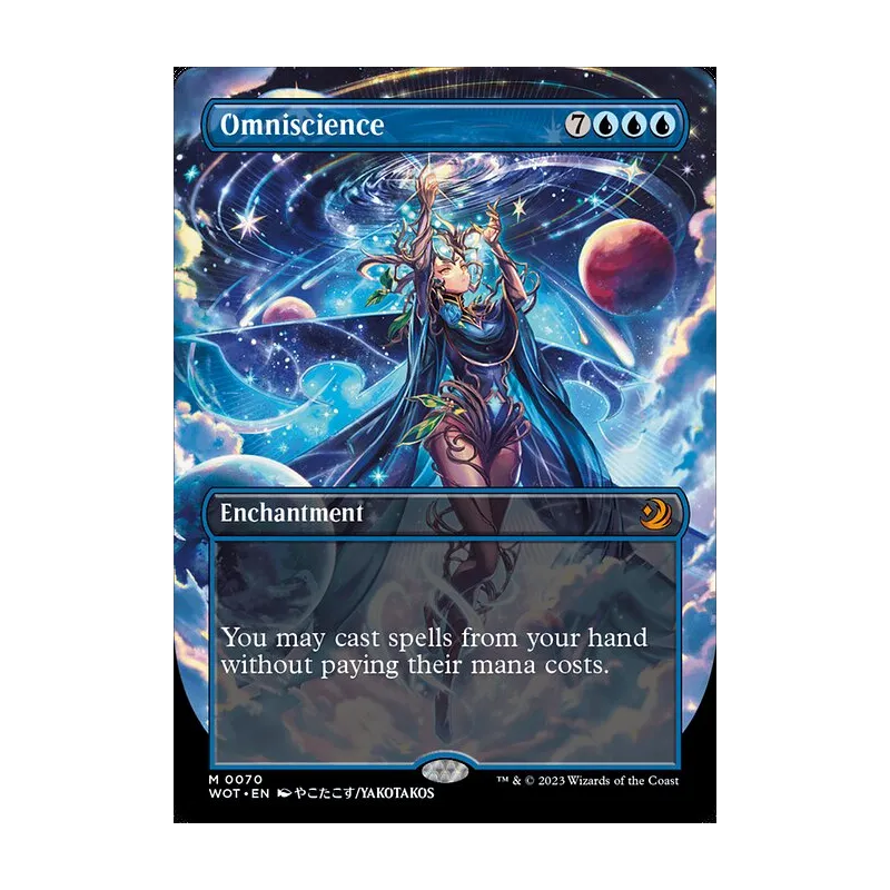 Omniscience (Anime Borderless) - Wilds of Eldraine: Enchanting Tales (Near Mint)