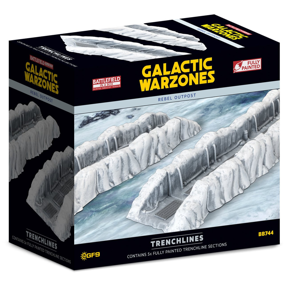 Battlefield in a Box: Galactic Warzones: Rebel Outpost - Trenchlines (New Arrival)