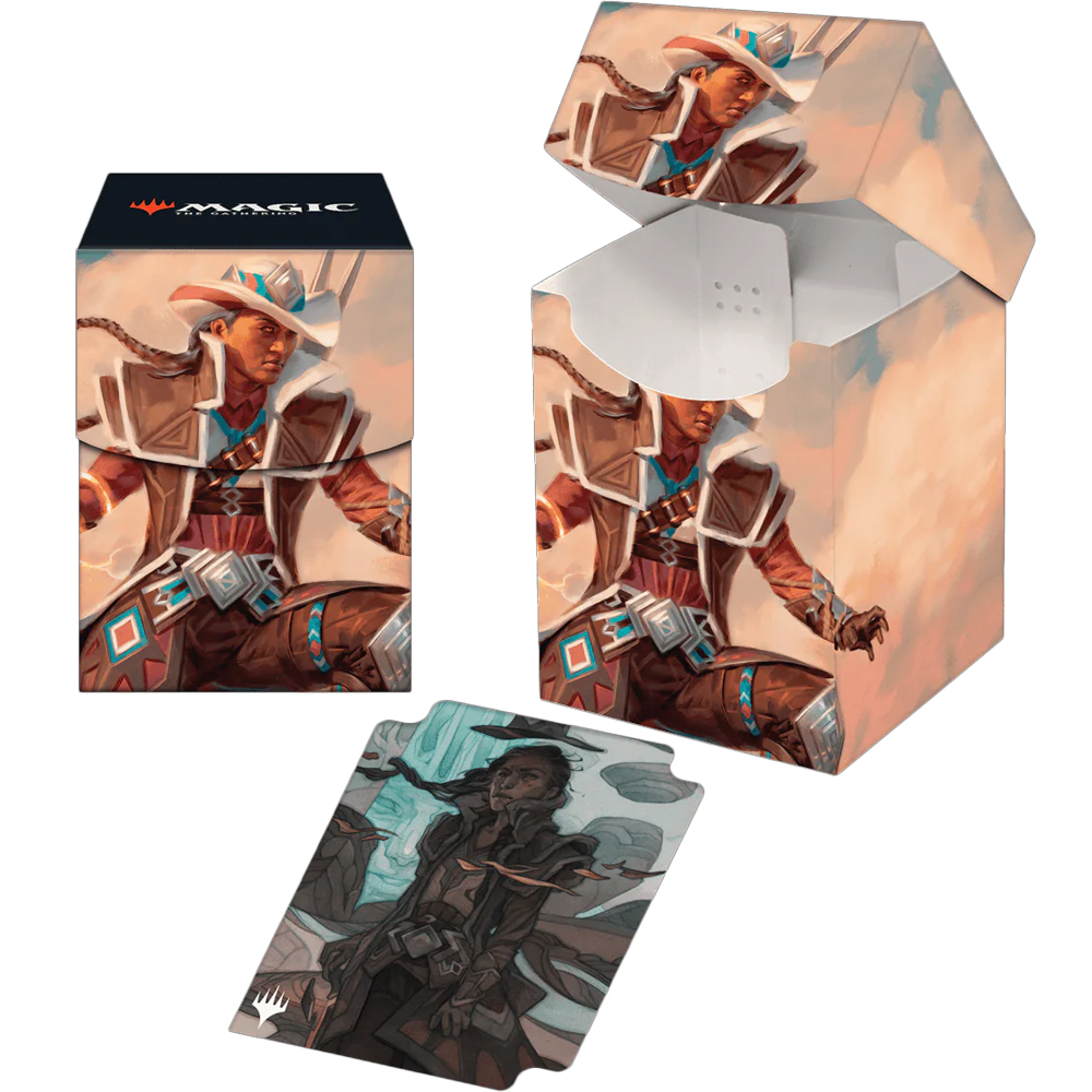 MtG 100+ Deck Box: Outlaws of Thunder Junction - Annie Flash, the Veteran (Last Chance)