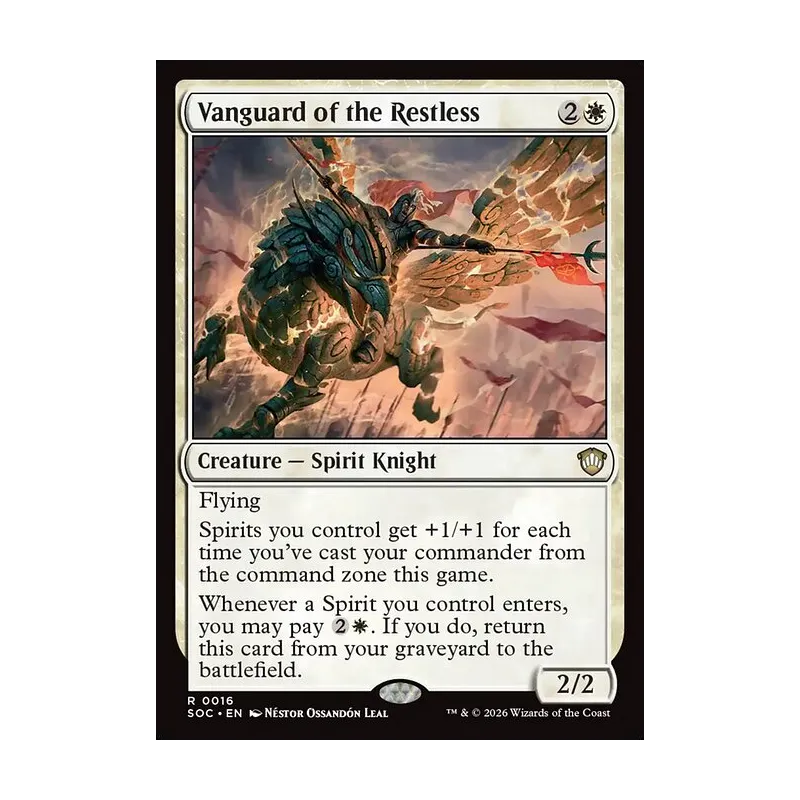 Vanguard of the Restless - Secrets of Strixhaven Commander (Near Mint)