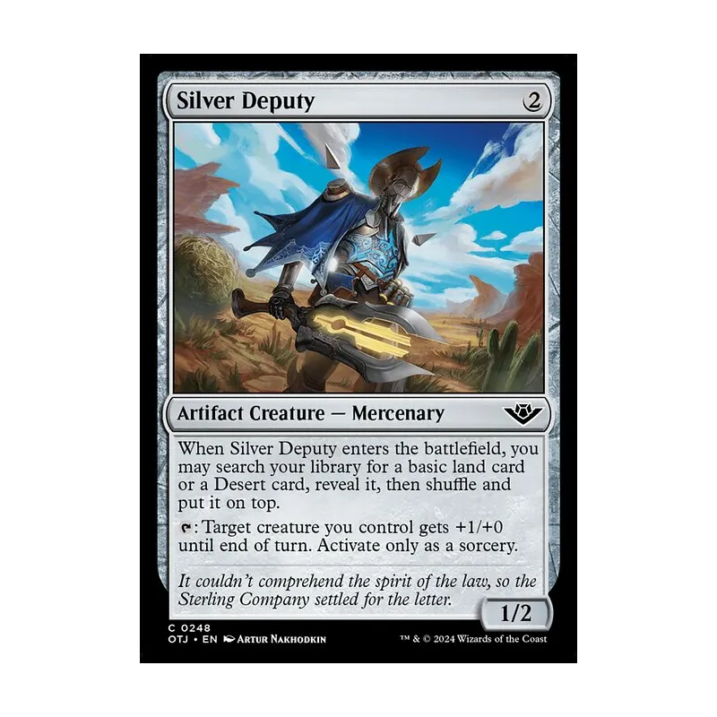Silver Deputy - Outlaws of Thunder Junction (Near Mint)