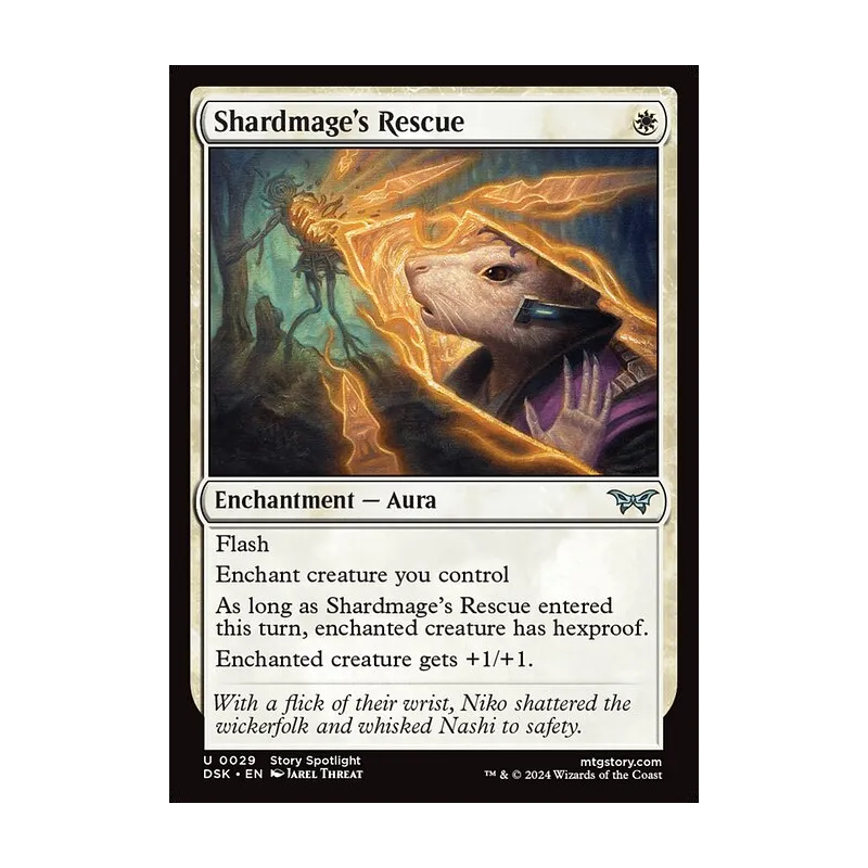 Shardmage's Rescue - Duskmourn: House of Horror (Near Mint)