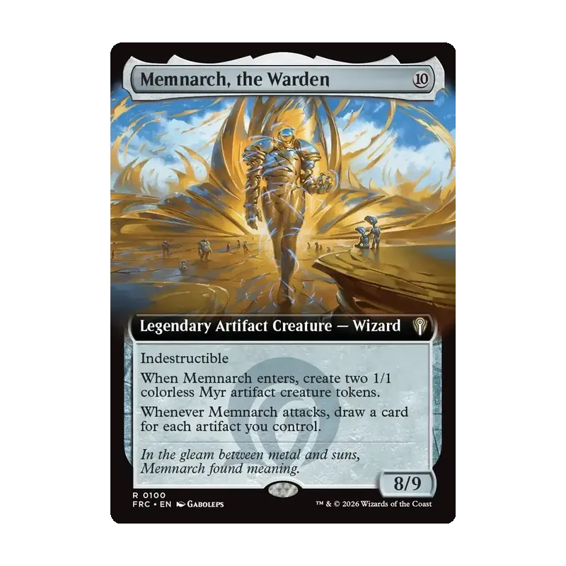 Memnarch, the Warden (Extended Art) - Reality Fracture Commander (Near Mint)