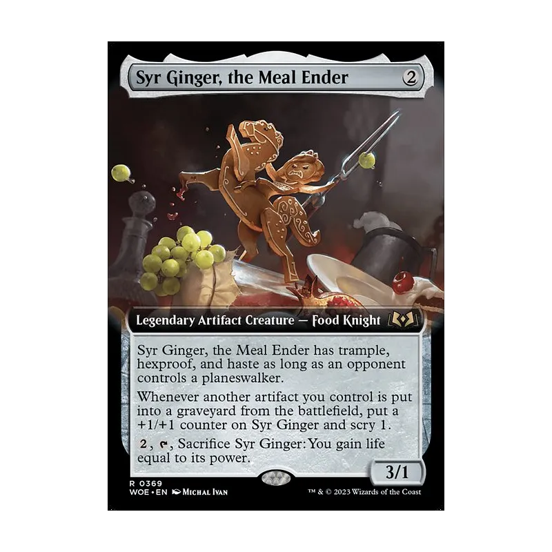 Syr Ginger, the Meal Ender (Extended Art) - Wilds of Eldraine (Near Mint)