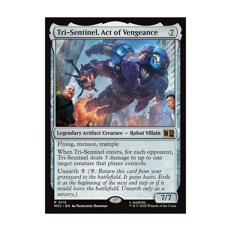 Tri-Sentinel, Act of Vengeance - Marvel Super Heroes Commander (Near Mint)