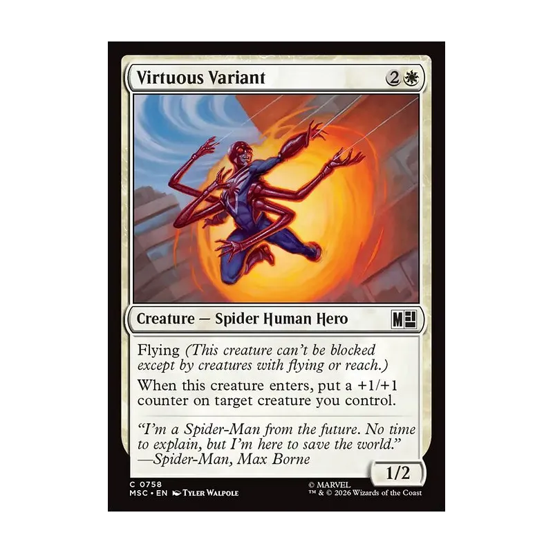 mtg variant cards Venom #258 Dan Dos Santos Magic: The Gathering Final Fantasy Commander Decks Variants