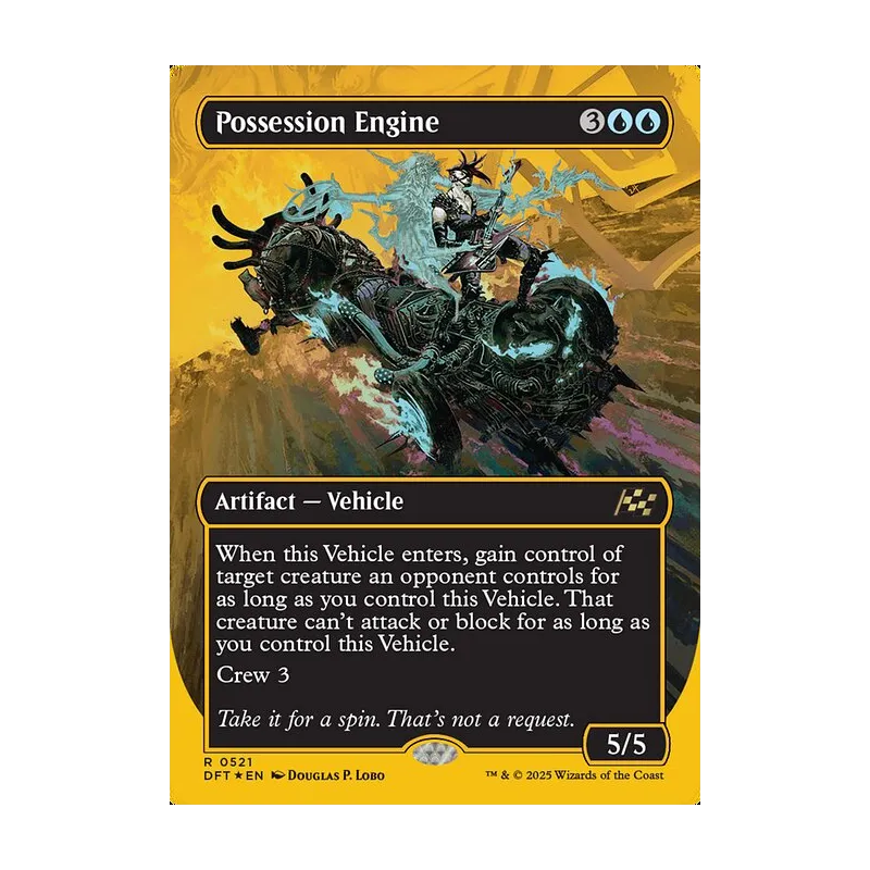 Possession Engine (Borderless) (First-Place Foil) - Aetherdrift (Foil Near Mint)