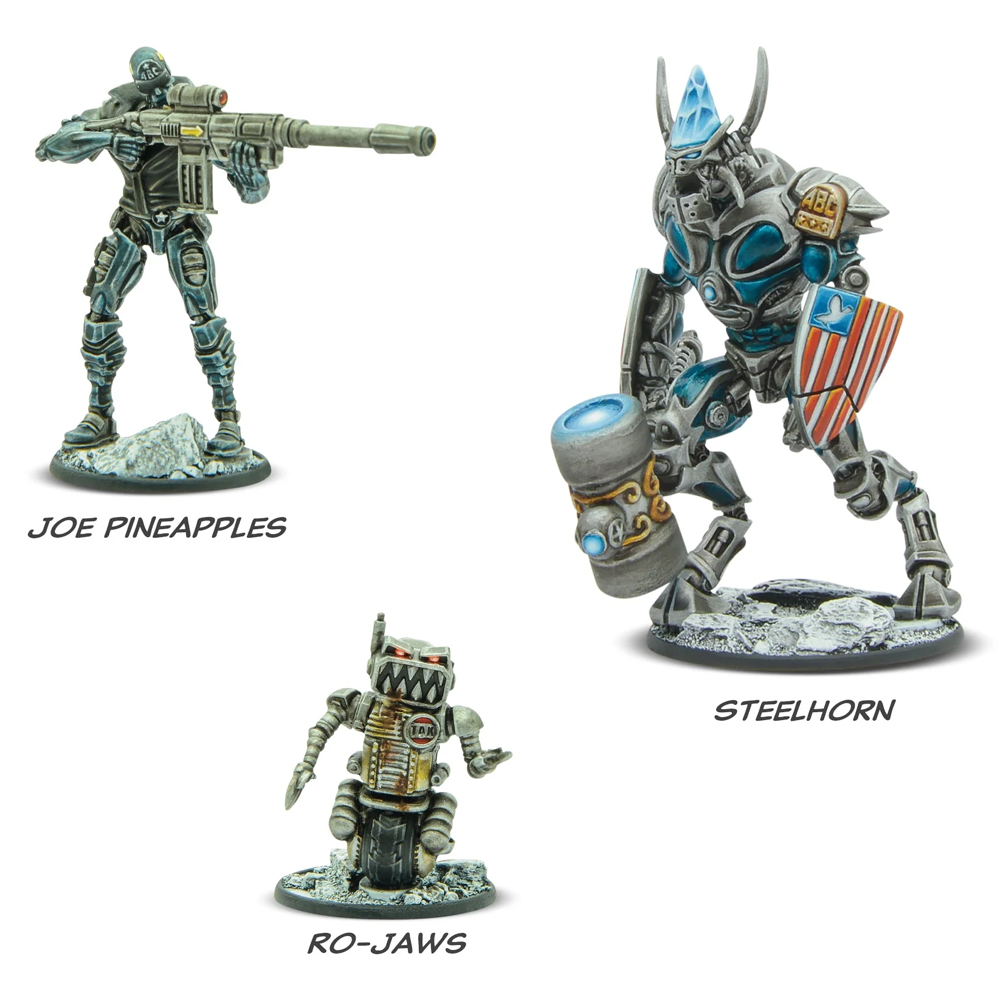 ABC Warriors: Joe Pineapples, Steelhorn, & Ro-Jaws